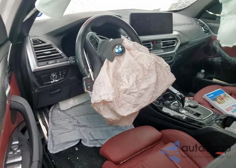 2022 BMW X3 xDrive30I из США, поврежденный, VIN 5UX53DP02N9L14681